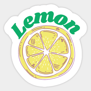 Lemon Sticker